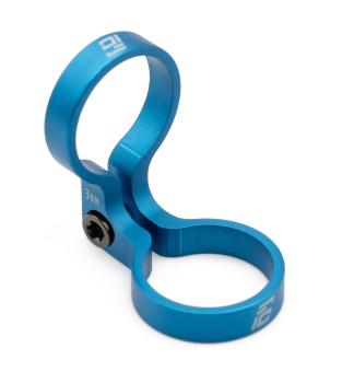 Freedom Coast 90 Degree Sram Pod Clamp blue inkl. Better Bolts Titan-Schraube black