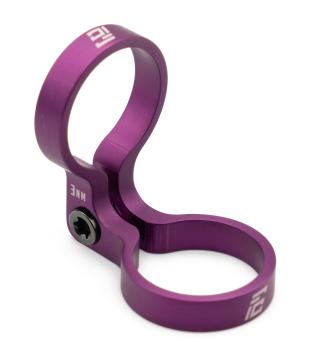 Freedom Coast 90 Degree Sram Pod Clamp purple inkl. Better Bolts Titan-Schraube black