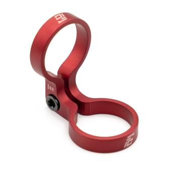 Freedom Coast 90 Degree Sram Pod Clamp red inkl. Better Bolts Titan-Schraube black