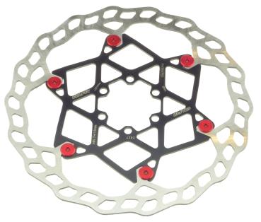 Galfer Floating Wave DB014FLWR 6 Loch 203mm x 2.0mm red Bremsscheibe