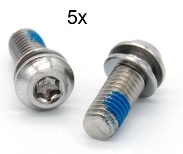 Galfer Light Edelstahl Befestigungsschrauben-Set Bremsadapter M6x16