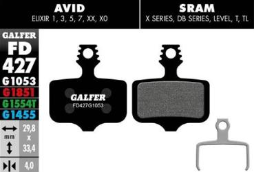 Galfer Performance FD427 Sram Red AXS/Force AXS/Level/Avid Elixir Bremsbeläge Werkstattverpackung 30 Paar
