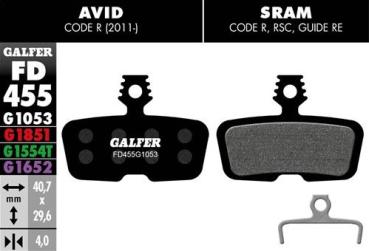 Galfer Performance FD455 Sram Code R/Code RSC/DB8/Motive Bremsbeläge