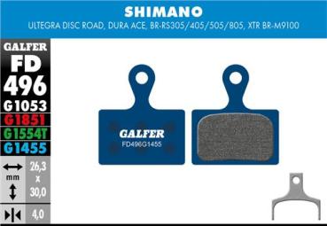 Galfer Road FD496 Shimano Dura Ace/Ultegra/GRX/XTR Bremsbeläge
