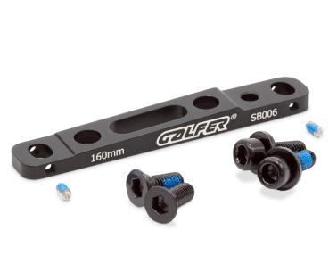 Galfer SB006 Flatmount Disc Adapter Vorderrad 140mm/160mm