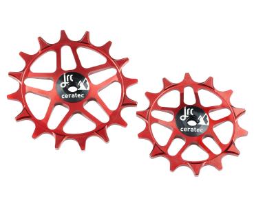 JRC Components Ceramic Sram SL/XX/X0/GX Eagle Transmission red Schaltwerkrädchen