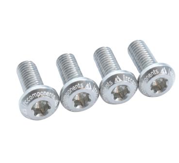 JRC Components Low Profile Aluminium Flaschenhalterschrauben M5x14mm silver