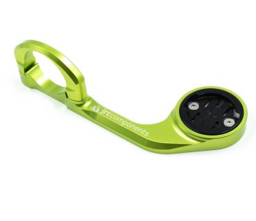 JRC Components Low Profile Out Front Mount Garmin acid green