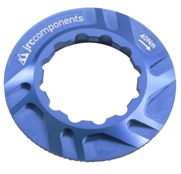 JRC Components Kizuna Bremsscheibenverschlussring Centerlock Innenverzahnung blue