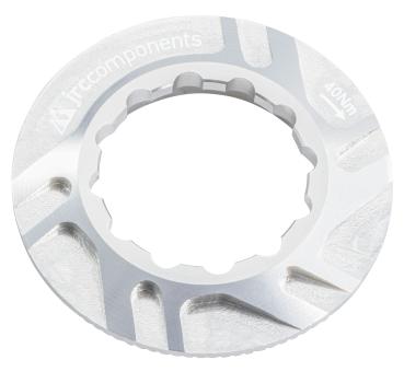 JRC Components Kizuna Bremsscheibenverschlussring Centerlock Innenverzahnung silver