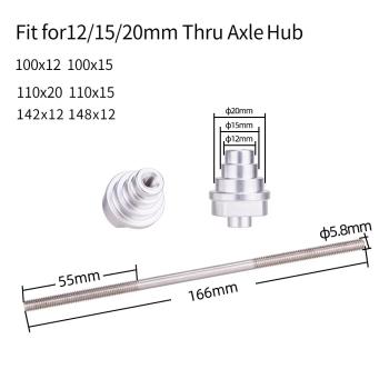 M2 Zentrieradapter für Steckachsen