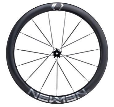 Preview: NEWMEN STREEM Allround A.49 VONOA 12 x 100mm Centerlock silver Laufrad vorne