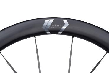 Preview: NEWMEN STREEM Allround A.49 VONOA 12 x 100mm Centerlock silver Laufrad vorne