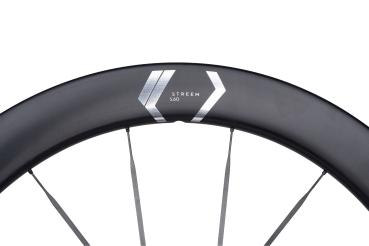 Preview: NEWMEN STREEM Sprint S.60 VONOA 12 x 100mm silver Laufrad vorne