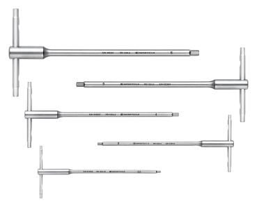 PB Swiss Tools PB 1204. SET 6 Gleitquergriff Innensechskant-Schraubenzieher