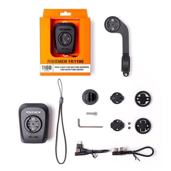 Ravemen FR1100 Frontlicht an Garmin/Wahoo Halterung