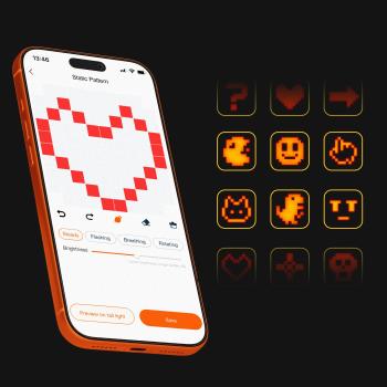 Preview: Ravemen NT401 Smart Emoji Rücklicht