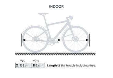 VELOSOCK Indoor Bike Cover Camo Black