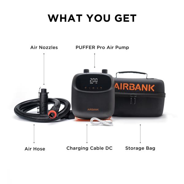 Airbank Puffer Pro E-Pump Elektrische Pumpe Stand Up Paddle