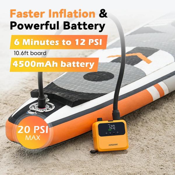 Airbank Pulse Pro E-Pump Elektrische Pumpe Stand Up Paddle