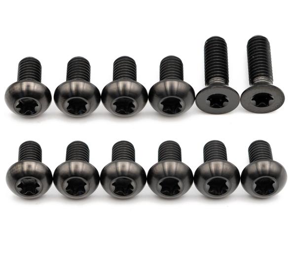 Better Bolts Bremsscheiben/Specialized Speed Sensor Befestigungsschrauben Kit Titan black