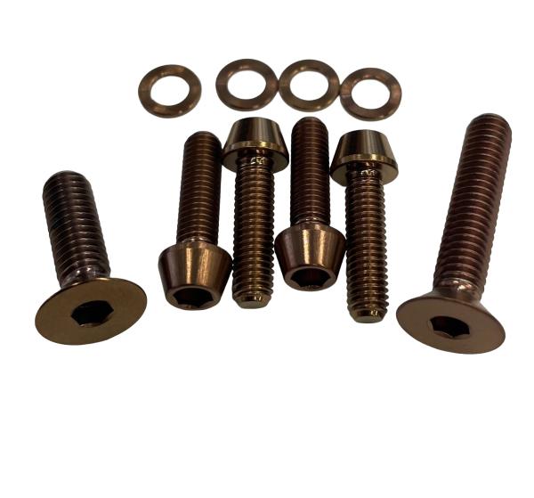 Better Bolts Enve Aero Vorbau Titan Schrauben-Kit copper