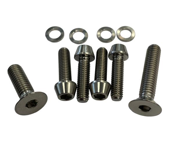 Better Bolts Enve Aero Vorbau Titan Schrauben-Kit silver