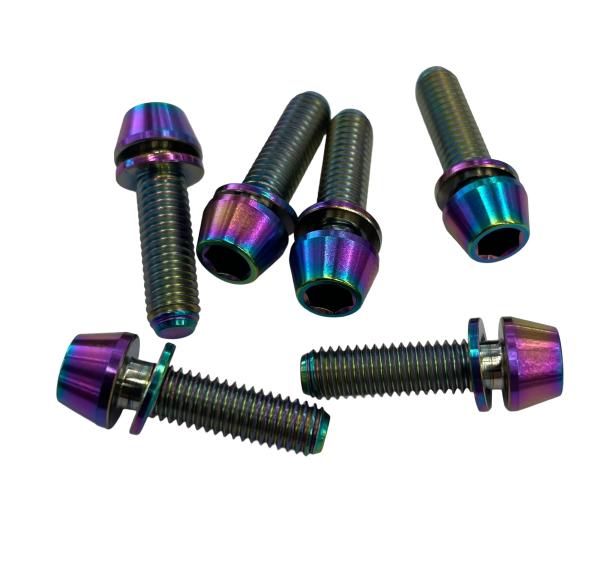 Better Bolts Enve Road Vorbau M5x17mm Titan Schrauben-Kit rainbow