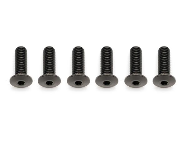 Better Bolts Flaschenhalterschrauben-Kit Low Profile (6 Stk.) M5x15mm Titan black