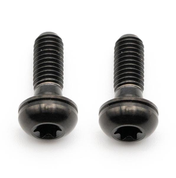 Better Bolts Flat Mount Befestigungsschrauben Kit Titan M5x15mm black