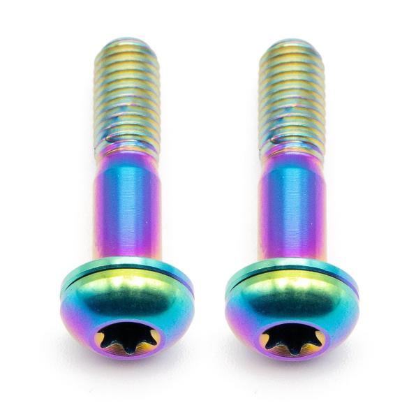 Better Bolts Flat Mount Befestigungsschrauben Kit Titan M5x22mm rainbow