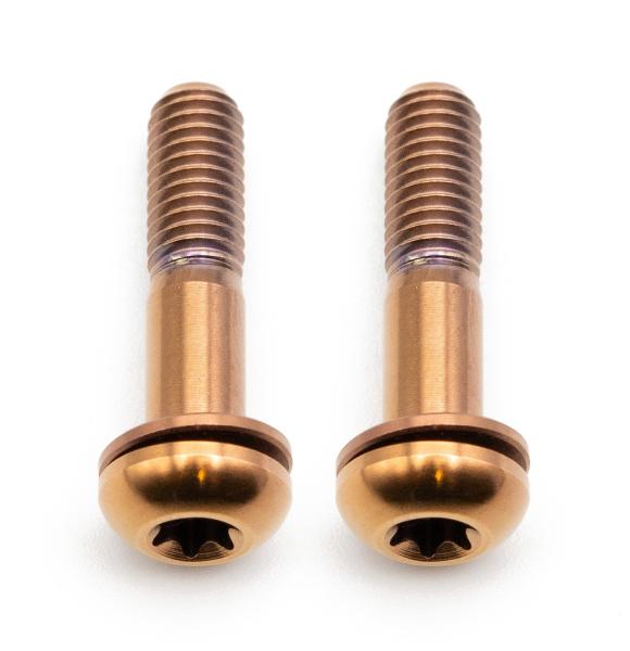 Better Bolts Flat Mount Befestigungsschrauben Kit Titan M5x27mm copper
