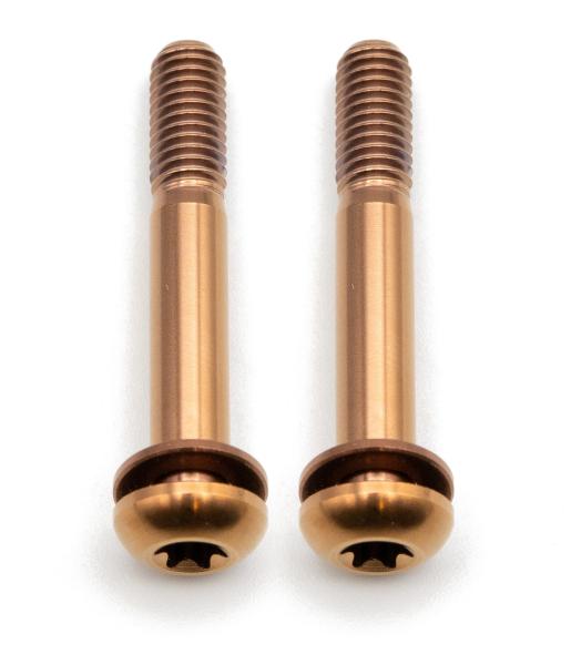 Better Bolts Flat Mount Befestigungsschrauben Kit Titan M5x32mm copper