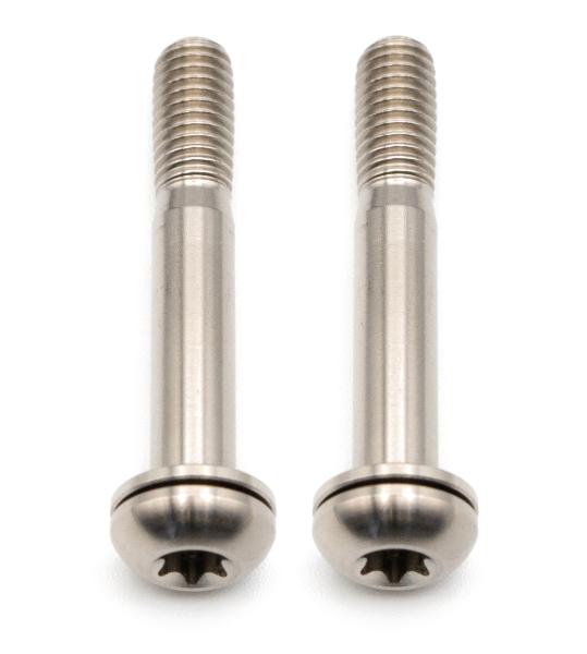 Better Bolts Flat Mount Befestigungsschrauben Kit Titan M5x32mm silver