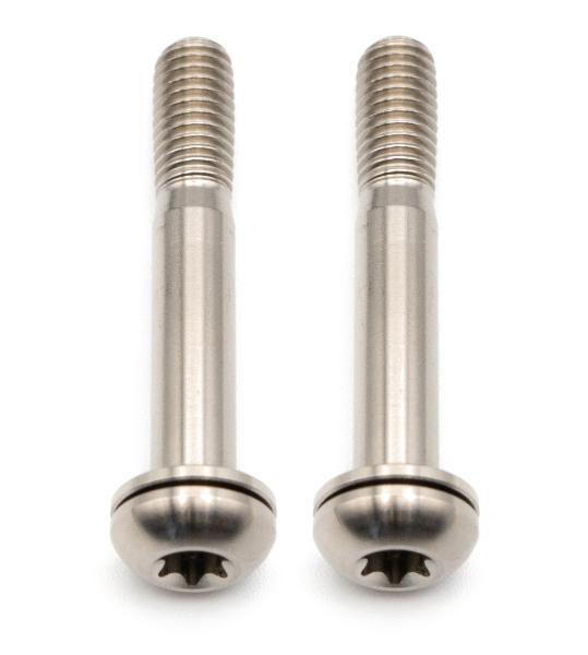 Better Bolts Flat Mount Befestigungsschrauben Kit Titan M5x42mm silver