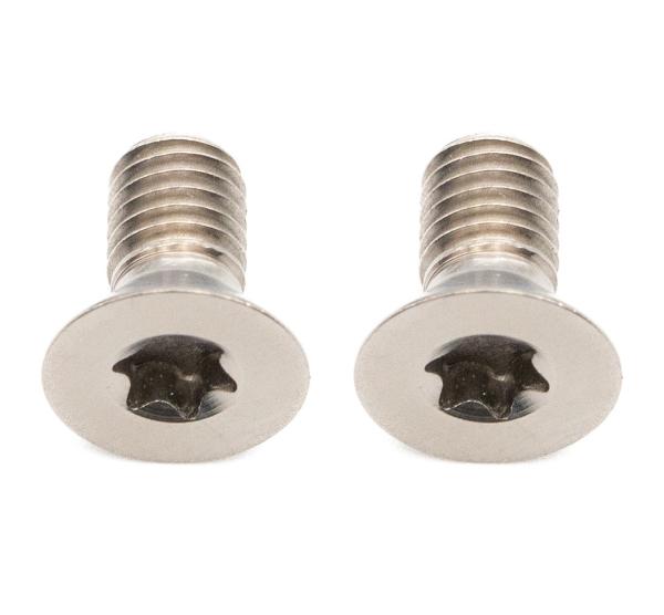 Better Bolts Flat Mount Adpter-Befestigungsschrauben Kit Titan versenkt M5x10mm silver