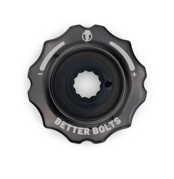 Better Bolts Fox 34/36/38/40 Grip 2/Grip X2/Grip X Federgabel HSC Dial Top Cap black