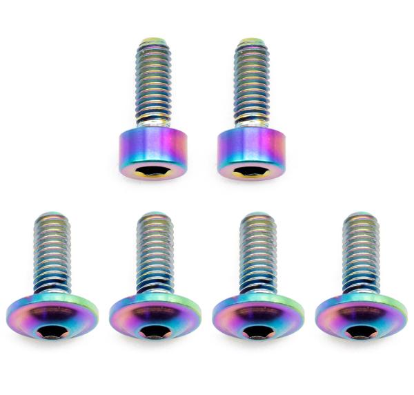 Better Bolts Fox 34 SL Fit4/Grip SL Federgabel Schrauben-Kit Titan rainbow
