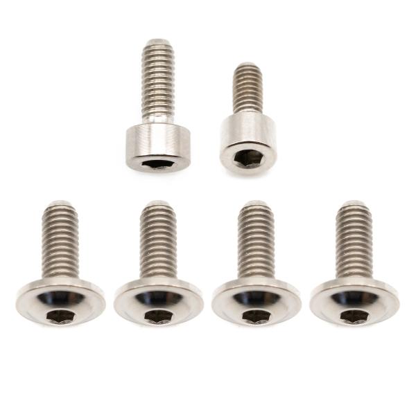 Better Bolts Fox 34 SL Grip/Grip2/GripX/Grip X2/Rhythm Federgabel Schrauben-Kit Titan silver