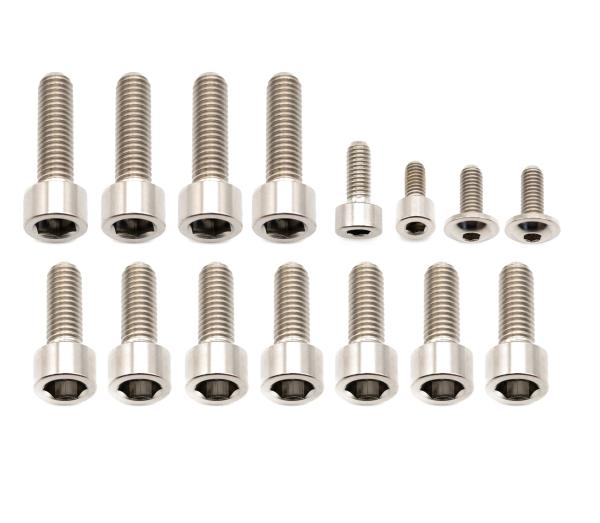 Better Bolts Fox 40 Grip X2 Federgabel Schrauben-Kit Titan silver