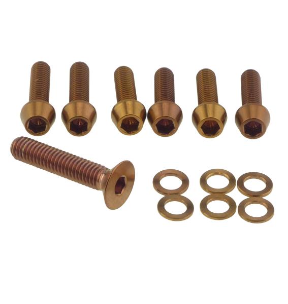 Better Bolts IN-Route/IN-Route High Rise Vorbau Titan Schrauben-Kit copper
