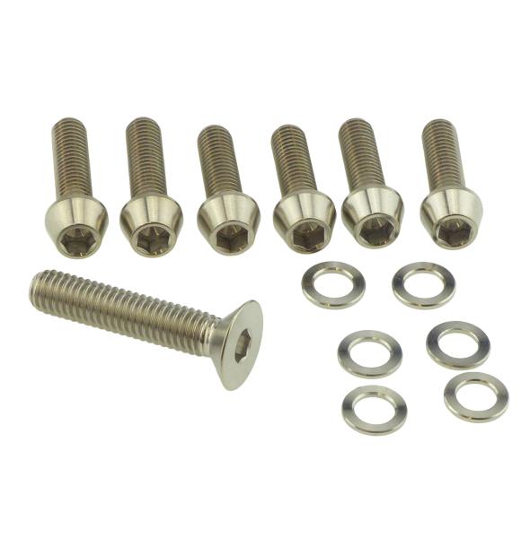 Better Bolts IN-Route/IN-Route High Rise Vorbau Titan Schrauben-Kit silver