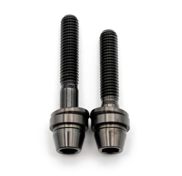 Better Bolts Postmount Bremssattel/Adapter-Befestigungsschrauben Kit Titan M6x35mm/M6x40mm black