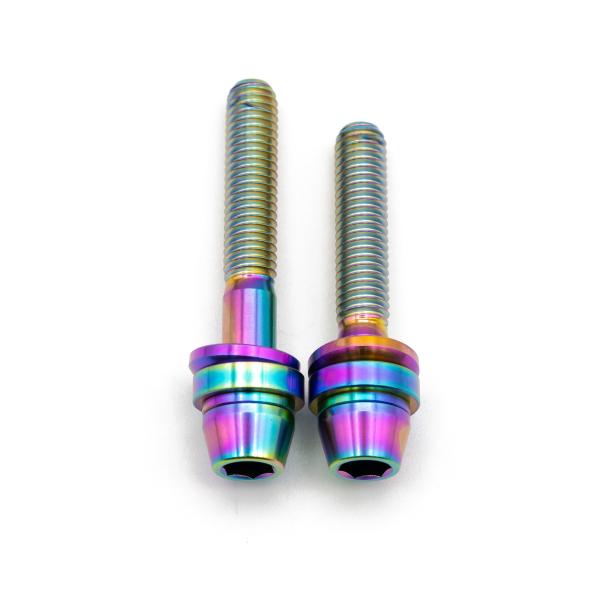 Better Bolts Postmount Bremssattel/Adapter-Befestigungsschrauben Kit Titan M6x35mm/M6x40mm rainbow