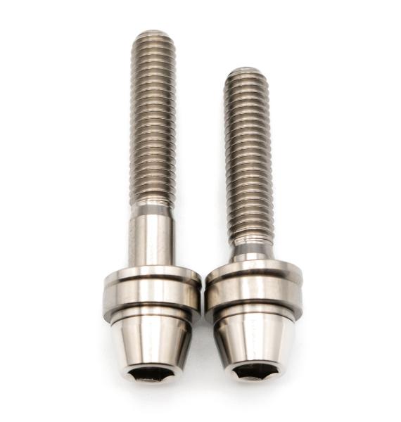 Better Bolts Postmount Bremssattel/Adapter-Befestigungsschrauben Kit Titan M6x35mm/M6x40mm silver