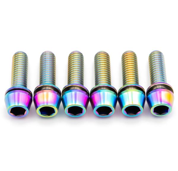 Better Bolts Raceface Turbine R Vorbau M5x17mm Titan Schrauben-Kit rainbow