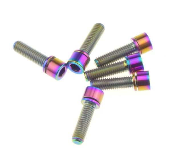 Better Bolts Race Face Aeffect Vorbau M5x18mm Titan Schrauben-Kit rainbow