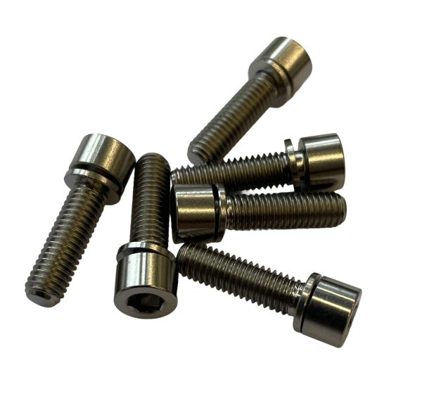 Better Bolts Race Face Aeffect Vorbau M5x18mm Titan Schrauben-Kit silver