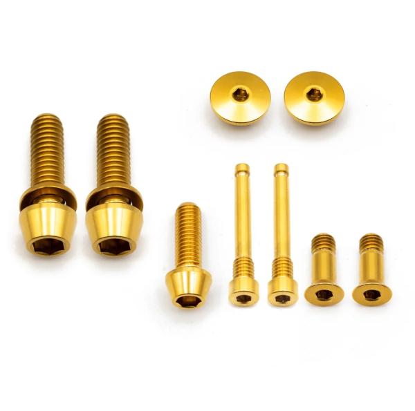 Better Bolts Shimano Ultegra/105/GRX Groupset Schrauben Kit Titan gold