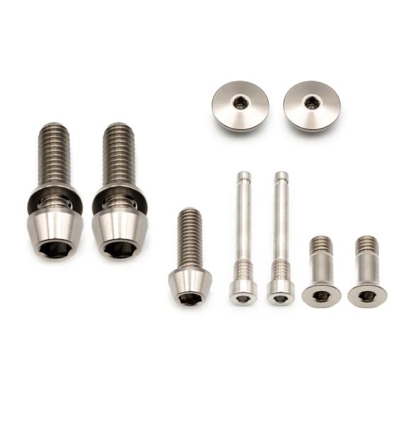 Better Bolts Shimano Ultegra/105/GRX Groupset Schrauben Kit Titan silver